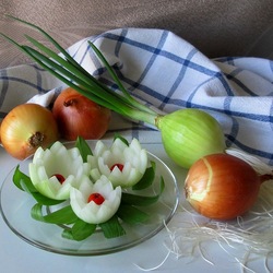 Пазл: Луковые розочки