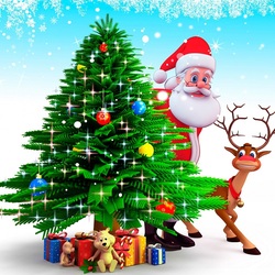 Пазл: У ёлочки