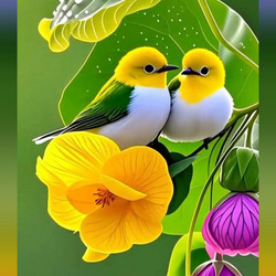 Пазл: Под листиком