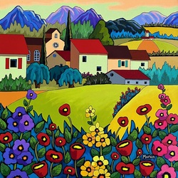 Пазл: Цветочное танго