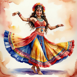 Пазл: Экзотическая танцовщица