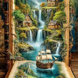 Пазл: Волшебная книга странствий