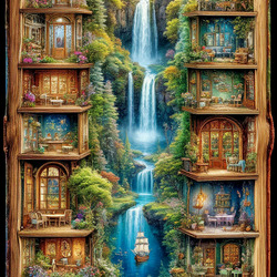 Пазл: Волшебная книга странствий