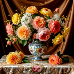 Пазл: Букет роз