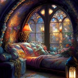 Пазл: Волшебная спальня