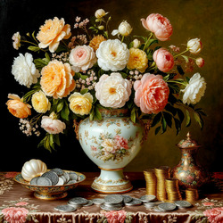 Пазл: Букет роз