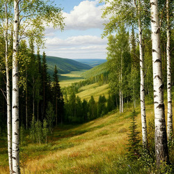 Пазл: Летний пейзаж