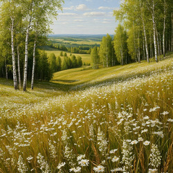Пазл: Летний пейзаж