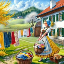 Пазл: Стирка