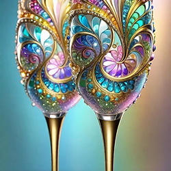 Пазл: Бокалы