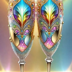 Пазл: Бокалы