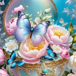 Пазл: Бабочки