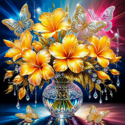 Пазл: Жёлтые цветы