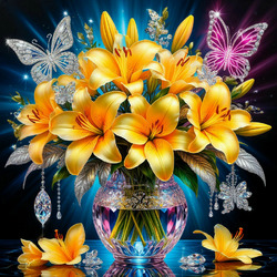 Пазл: Букет от нейросети