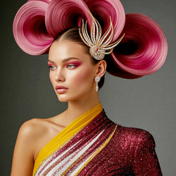 Пазл: Авангардная прическа