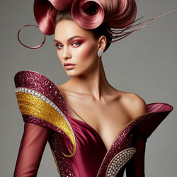 Пазл: Авангардная прическа