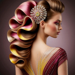 Пазл: Авангардная прическа