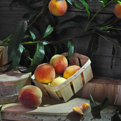 Пазл: Персики