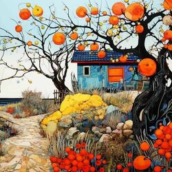 Пазл: Апельсиновое дерево