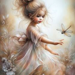 Пазл: Стрекоза