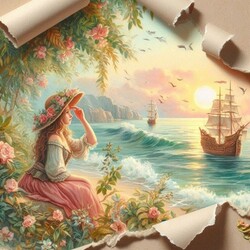 Пазл: На берегу