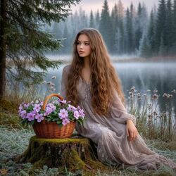 Пазл: За первоцветами