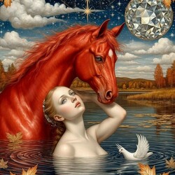 Пазл: Купание красного коня