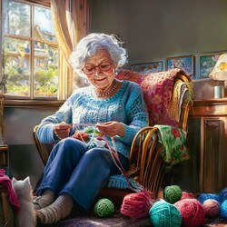 Пазл: Бабуля