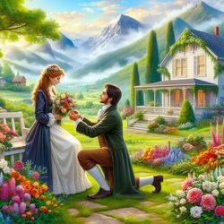 Пазл: Предложение руки и сердца