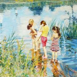 Пазл: Притопленный мосток