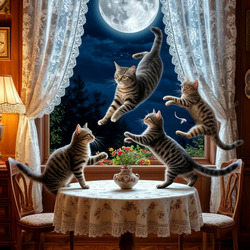 Пазл: Ночные шалости