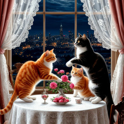 Пазл: Ночные шалости