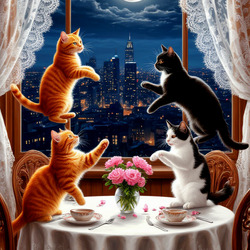 Пазл: Ночные шалости