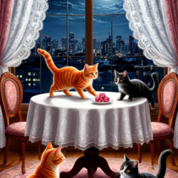 Пазл: Ночные шалости