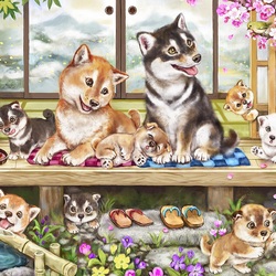 Пазл: Веселая семейка