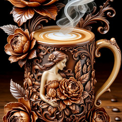 Пазл: Кружка с кофе