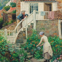 Пазл: Полив сада 