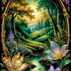 Пазл: Волшебный пейзаж