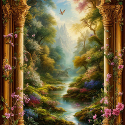 Пазл: Волшебный пейзаж