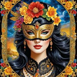 Пазл: Венецианская маска