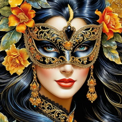 Пазл: Венецианская маска