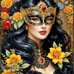 Пазл: Венецианская маска