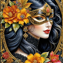 Пазл: Венецианская маска