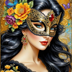 Пазл: Венецианская маска