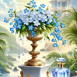 Пазл: Незабудки