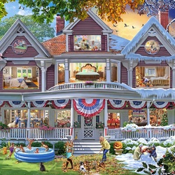 Пазл: Дом круглый год