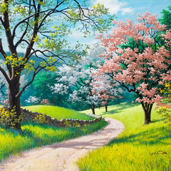 Пазл: Blossoms дорога