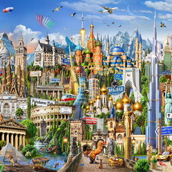 Пазл: Вокруг света 