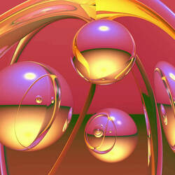 Пазл: Абстракция с шарами