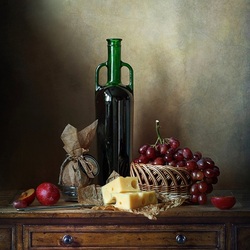 Пазл: С сыром и фруктами 